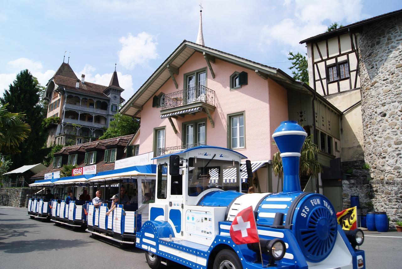 Hotel Schlosspintli Spiez Bagian luar foto