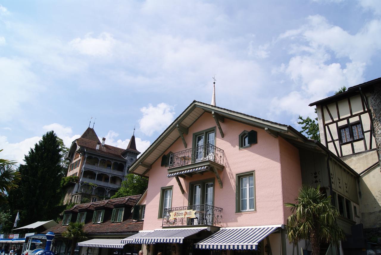 Hotel Schlosspintli Spiez Bagian luar foto