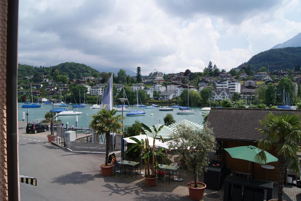 Hotel Schlosspintli Spiez Bagian luar foto