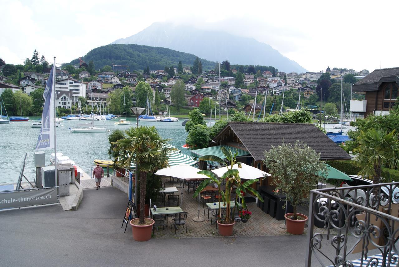 Hotel Schlosspintli Spiez Bagian luar foto
