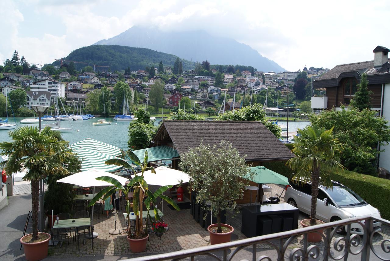 Hotel Schlosspintli Spiez Bagian luar foto